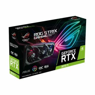 Asus ROG Strix RTX3070TI-O8G | GeForce RTX 3070Ti | 8GB GDDR6X | OC Edition | PCI Express Gen 4 | HDMI | DisplayPort | Gaming Graphic Card