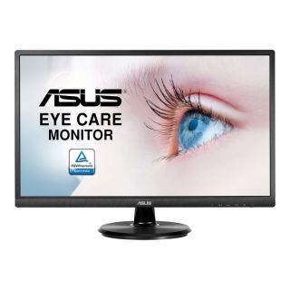 Asus VA249HE | 23.8" FHD | 60Hz Refresh Rate | 1920 X 1080 Resolution | VA Panel Monitor | Wall Mount Enable | HDMI | VGA | 5ms Fast Response Time