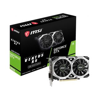 MSI GeForce GTX 1650 | VENTUS XS | 4GB GDDR5 | OC | PCI Express x16 3.0 | HDMI | DisplayPort | DVI-D | Gaming Graphic Card