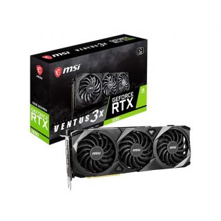 MSI GeForce RTX 3080 | VENTUS 3X | 10GB GDDR6X | OC LHR | PCI Express Gen 4 | HDMI | DisplayPort | Gaming Graphic Card